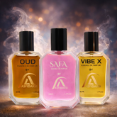 Asfidarsi For Her Bundle – SAFA, OUD & VIBE X (50ML Each)