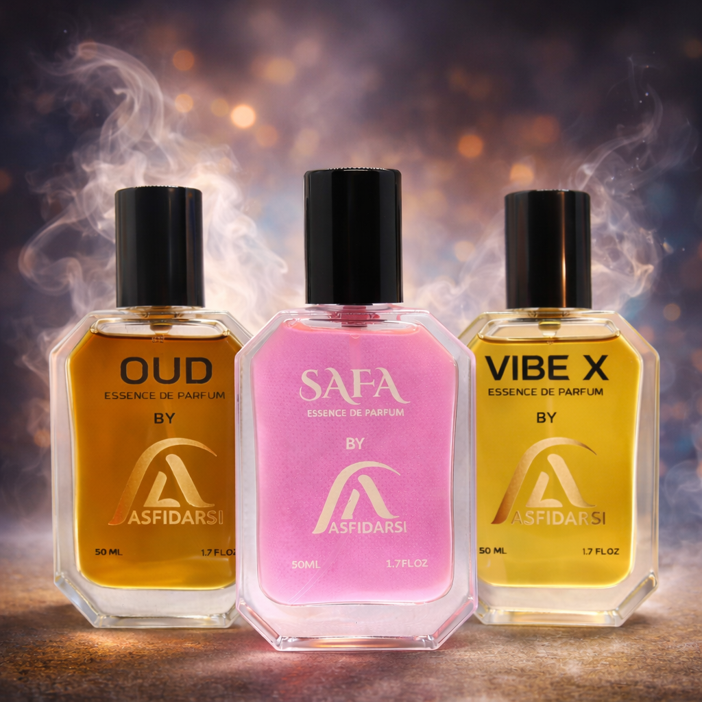Asfidarsi For Her Bundle – SAFA, OUD & VIBE X (50ML Each)