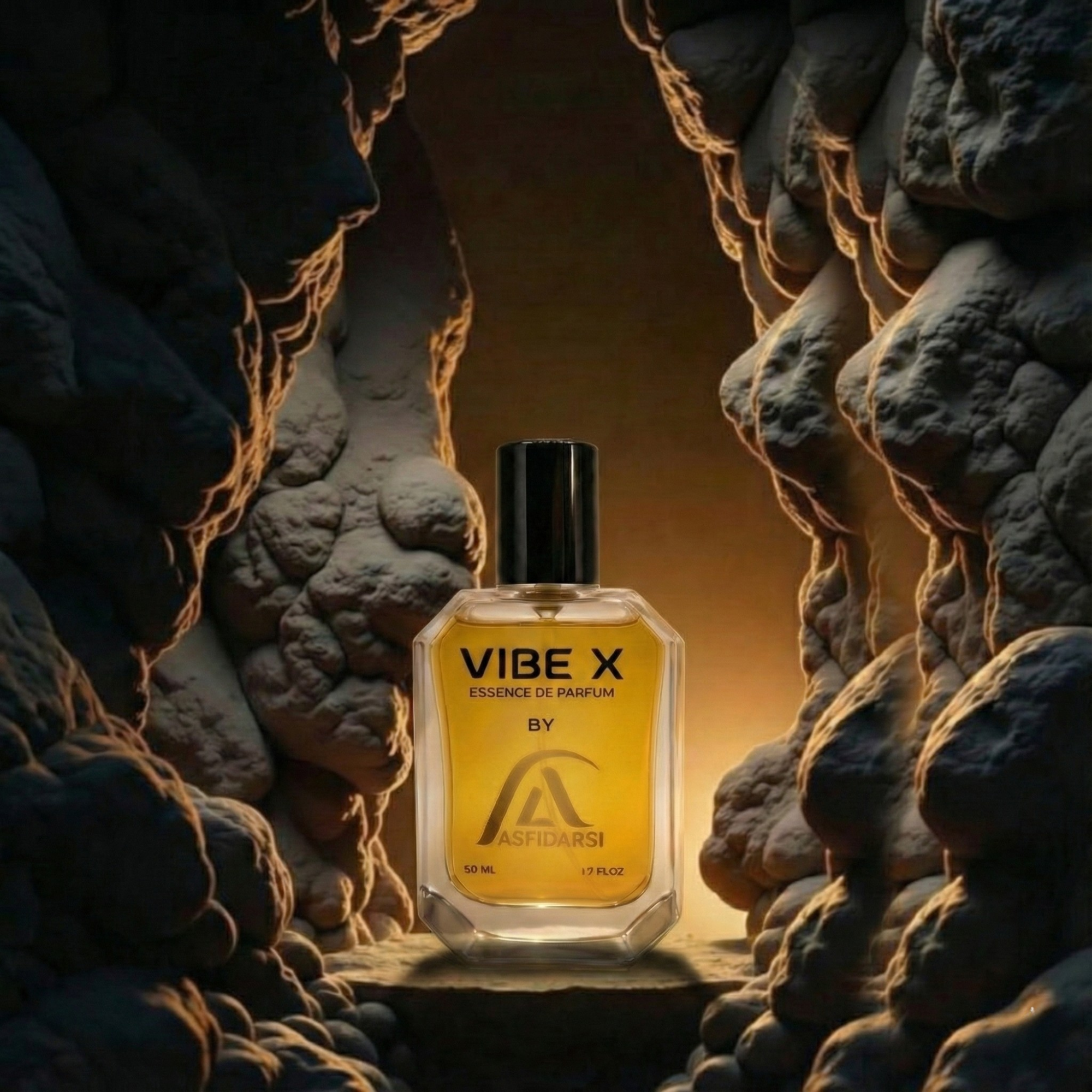 VIBE X Essence De Parfum – Unisex Fresh & Energetic Long Lasting Fragrance (50ML)